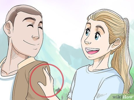 Step 2 Touch their arm or hand to gauge your physical attraction.