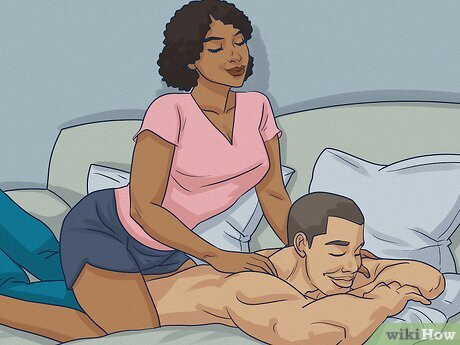 Step 2 Give him a sensual massage to put him in the mood.