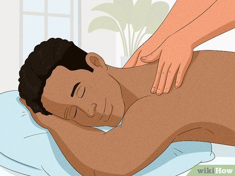Give your partner a soothing massage.