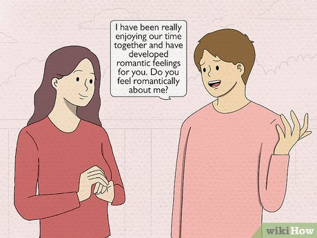 Step 3 Ask her how she feels about you or a situation where you are worried about her feelings.