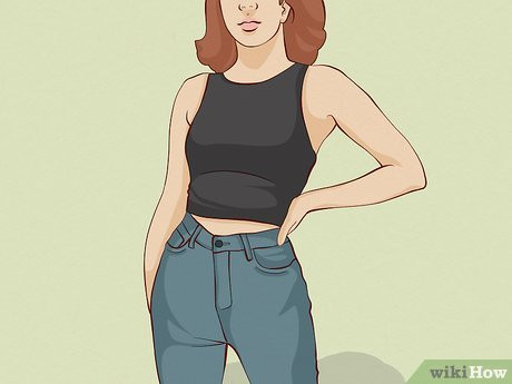 This date look is casual and flattering.