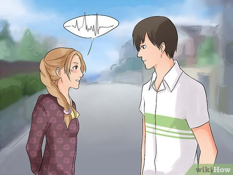 Step 4 Start a conversation with him and listen for any change in your voice, especially if it becomes high-pitched.