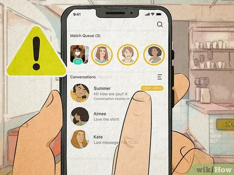 Step 4 Limit the amount of time you spend on dating apps.