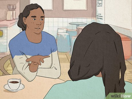 Encourage him to express himself so he’ll get some relief.