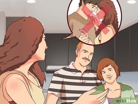 Step 2 Tell them he's just a friend.