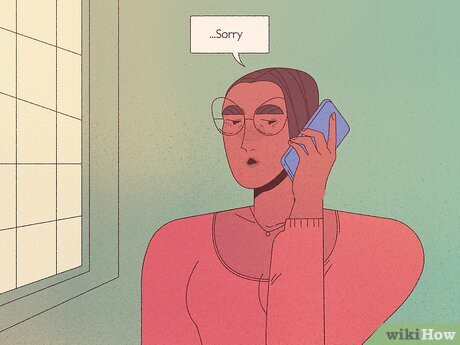 Step 2 Apologize when you cancel.