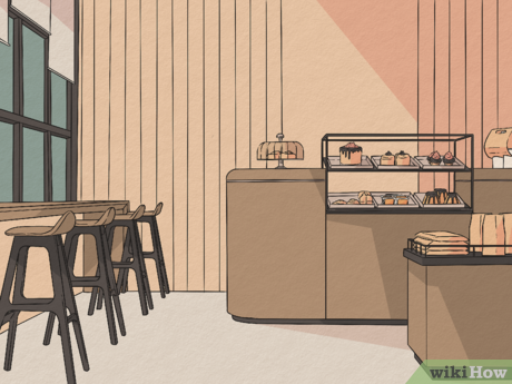 Step 1 Coffee shops are public and convenient.