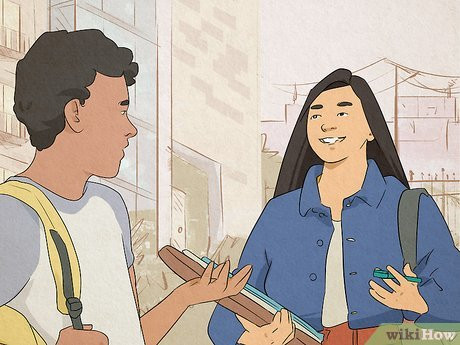 Step 1 Tell her that you appreciate her interest.