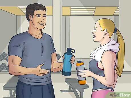 When a guy catches your eye at the gym, introduce yourself.