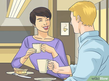 Visiting a cafe is a great place to meet people.