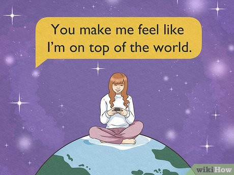 Say how lucky you are for everything he’s done for you over time.